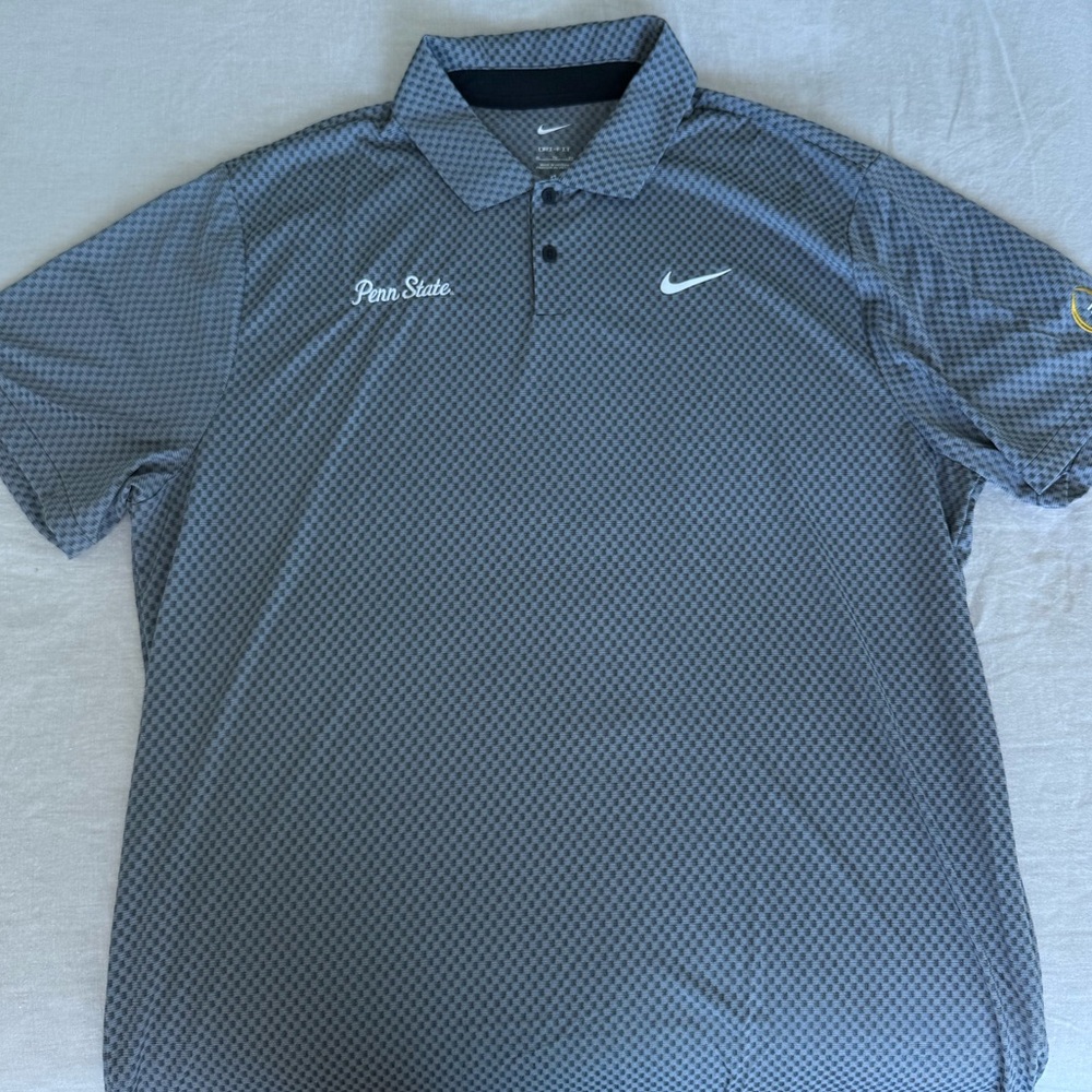 Penn State Nike Grey CFP Polo Shirt